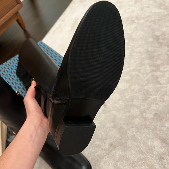 Tory Burch - Marsden over the knee boot - calf leather/ stretch - black - Size 6 - Picture 3 of 6